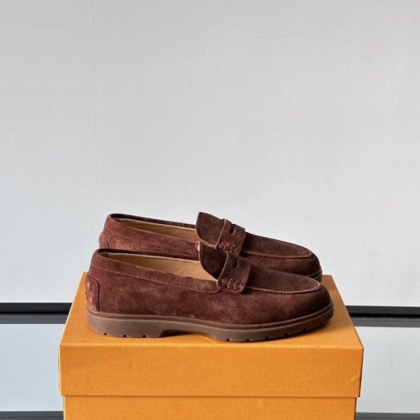 repliche,replica,perfette,siti di,affidabili,migliori siti,dove comprare,1:1,scarpe da ginnastica Contatore / Mocassini da uomo TOD’S, in pelle pieno fiore, decorazione a strisce con logo del marchio (TBDX2)