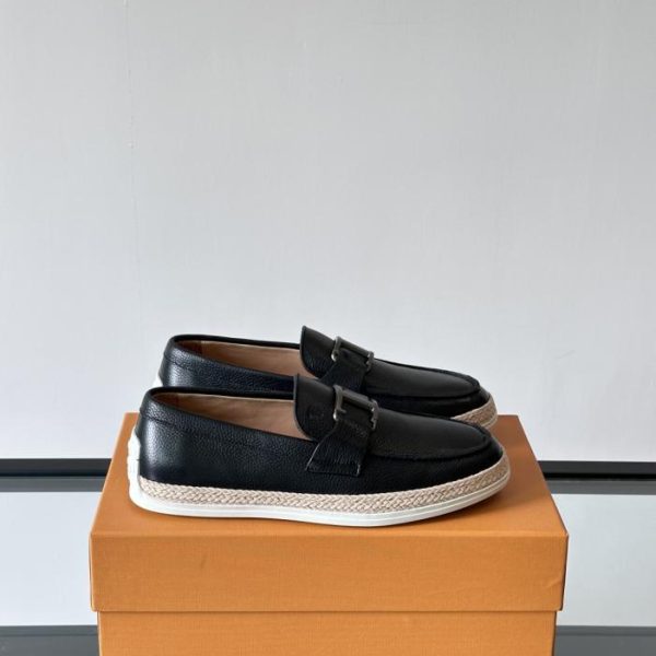 repliche,replica,perfette,siti di,affidabili,migliori siti,dove comprare,1:1,scarpe da ginnastica Contatore / Mocassini da uomo TOD’S, realizzati in pelle di vacchetta pieno fiore, con decorazione a strisce con logo del marchio (X8IHY)