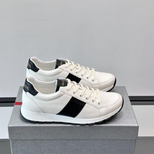 repliche,replica,perfette,siti di,affidabili,migliori siti,dove comprare,1:1,scarpe da ginnastica Contatore / Nuove sneakers casual in morbida pelle da uomo Prada (O1J9X)