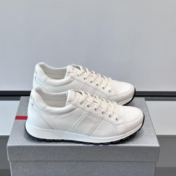 Contatore / Nuove sneakers casual in morbida pelle da uomo Prada (ZV0NX)