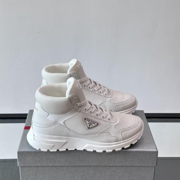 Contatore / Scarpe casual alte da uomo Prada autunno/inverno, collezione boutique di alta gamma (VEXO0)