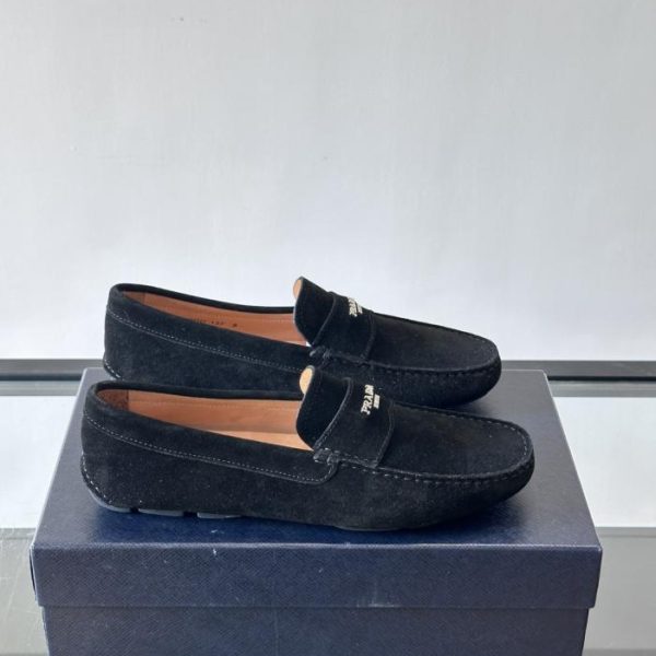 repliche,replica,perfette,siti di,affidabili,migliori siti,dove comprare,1:1,scarpe da ginnastica Contatore / Nuove scarpe da guida da uomo di Prada con poggiapiedi (92AO3)