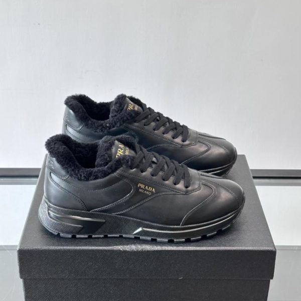 repliche,replica,perfette,siti di,affidabili,migliori siti,dove comprare,1:1,scarpe da ginnastica Contatore / Sneakers casual in pelle con lacci da uomo Prada premium (YUCGS)