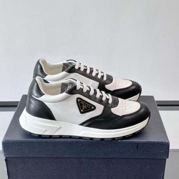 repliche,replica,perfette,siti di,affidabili,migliori siti,dove comprare,1:1,scarpe da ginnastica Contatore / Sneakers con plateau e logo triangolare da uomo Prada (QVHTS)