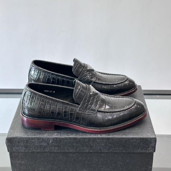 Contatore / Scarpe da uomo Prada in pelle, vitello anticato (3M84S)