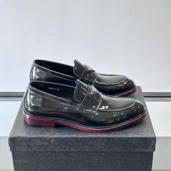 repliche,replica,perfette,siti di,affidabili,migliori siti,dove comprare,1:1,scarpe da ginnastica Contatore / Scarpe da uomo Prada in pelle, vitello effetto invecchiato (Z3EQV)