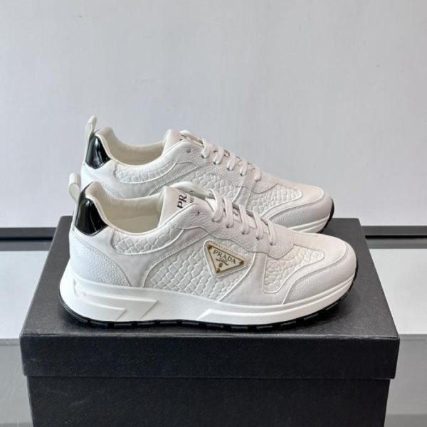 repliche,replica,perfette,siti di,affidabili,migliori siti,dove comprare,1:1,scarpe da ginnastica Contatore / Nuove sneakers casual in morbida pelle da uomo Prada (5ECVT)