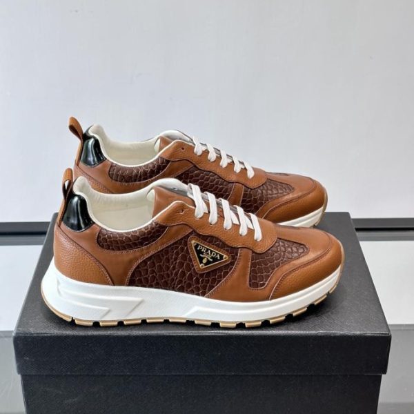 repliche,replica,perfette,siti di,affidabili,migliori siti,dove comprare,1:1,scarpe da ginnastica Contatore / Nuove scarpe da ginnastica casual in morbida pelle da uomo Prada (6T6TG)