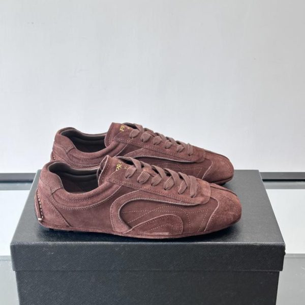 repliche,replica,perfette,siti di,affidabili,migliori siti,dove comprare,1:1,scarpe da ginnastica Contatore / Prada Montecarlo sneakers in camoscio (2B3WO)