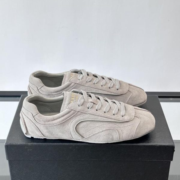repliche,replica,perfette,siti di,affidabili,migliori siti,dove comprare,1:1,scarpe da ginnastica Contatore / Prada Montecarlo sneakers in camoscio (85VJV)