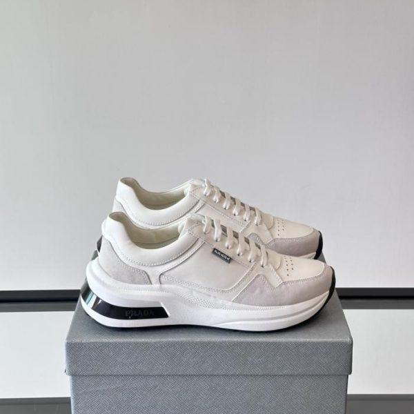 repliche,replica,perfette,siti di,affidabili,migliori siti,dove comprare,1:1,scarpe da ginnastica Contatore / Sneakers casual in pelle con lacci da uomo Prada (ILUAC)