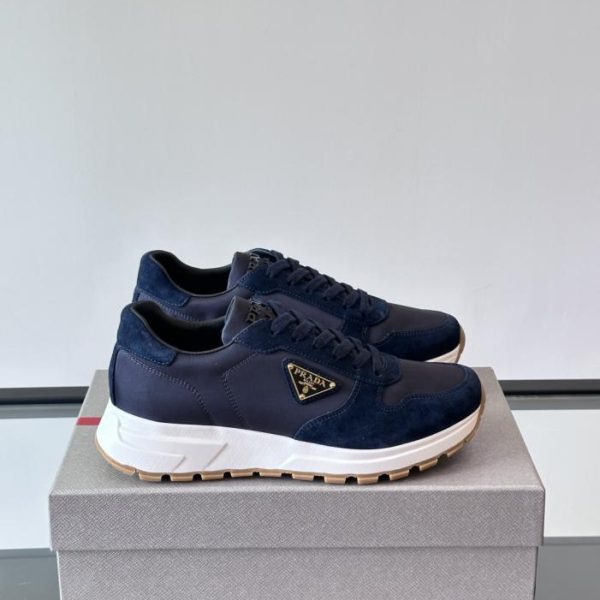 repliche,replica,perfette,siti di,affidabili,migliori siti,dove comprare,1:1,scarpe da ginnastica Contatore / Nuove scarpe sportive casual da uomo in pelle con plateau di Prada (6D83U)