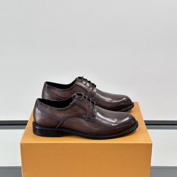 Contatore / LV ~ Scarpe stringate in pelle da uomo eleganti e casual di alta gamma (Y18B5)