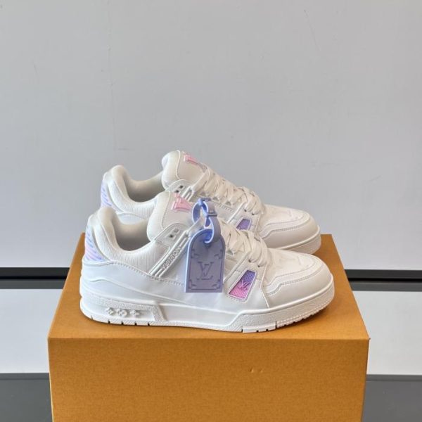 Contatore / Sneakers LV TRAINER sfumate lavate (G7OOD)