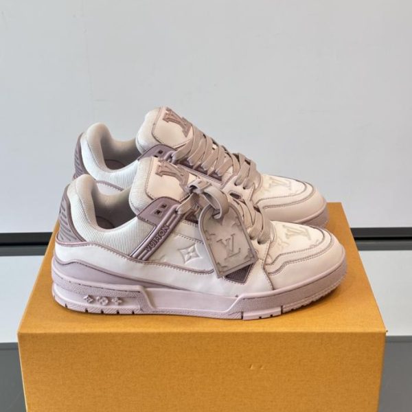 Contatore / Sneakers LV TRAINER sfumate lavate (X1H16)