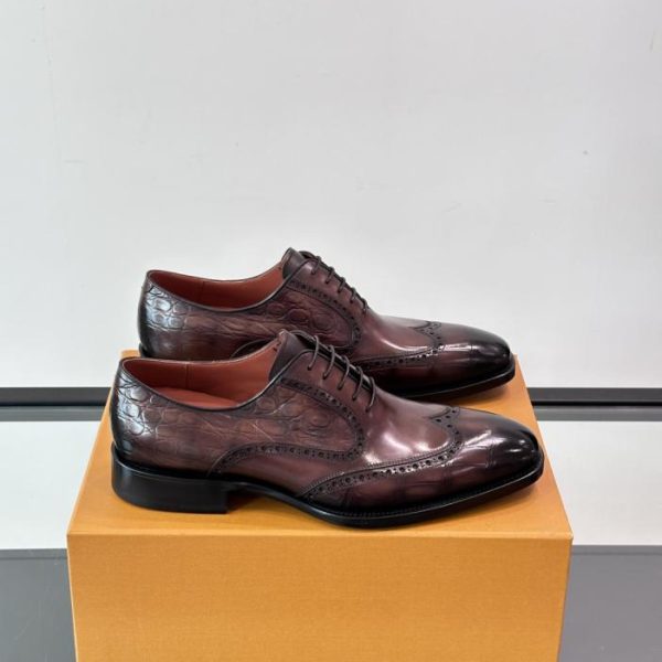 Contatore / LV ~ Scarpe da uomo eleganti e casual in pelle di alta gamma (QMTGB)