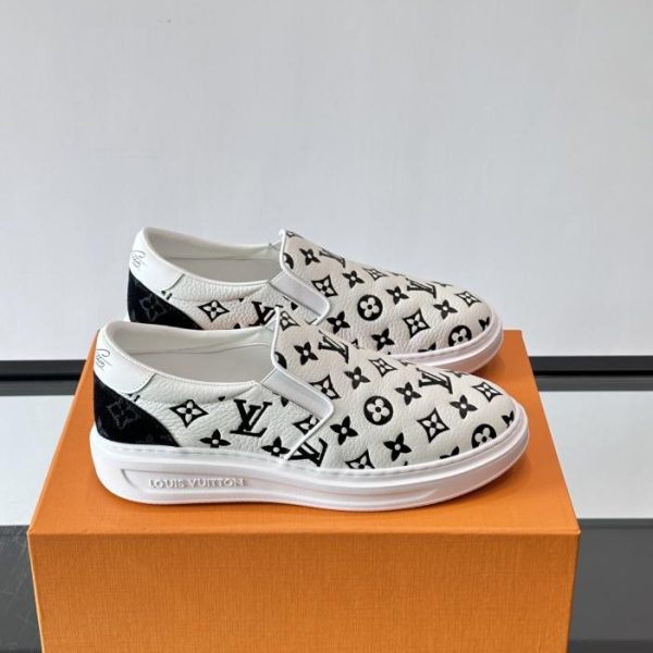 Contatore / Mocassini slip-on con monogramma classico LOUIS VUITTON (1OWKO)
