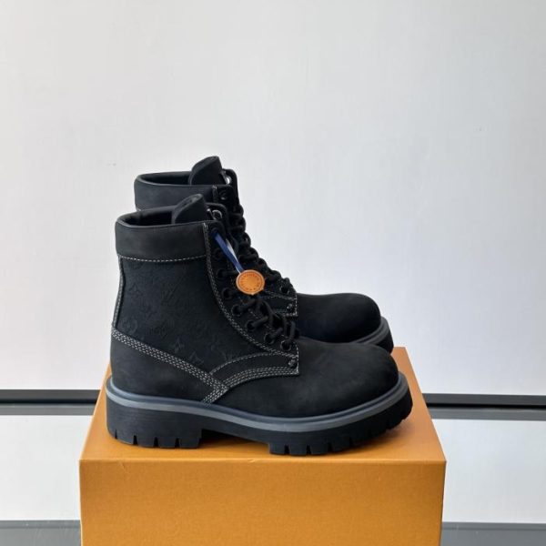 Contatore / LOUIS VUITTON Nuovi stivaletti alti casual con plateau e lacci da uomo (7JZLK)