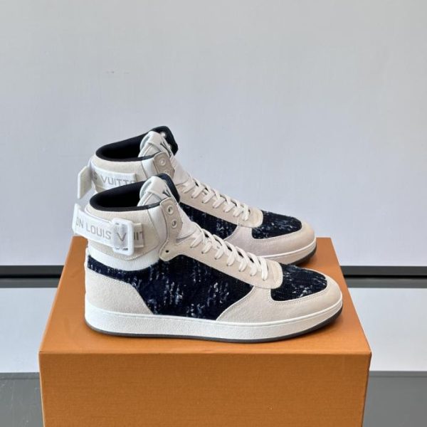 Contatore / Sneakers casual alte classiche da uomo Louis Vuitton autunno/inverno (N488S)