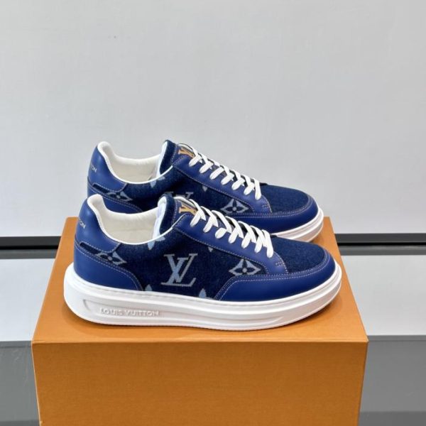 Contatore / Sneakers classiche casual da uomo Louis Vuitton Beverly Hills (7S99V)