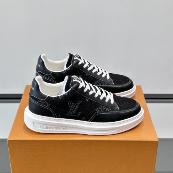 Contatore / Sneakers classiche casual da uomo Louis Vuitton Beverly Hills (N2366)