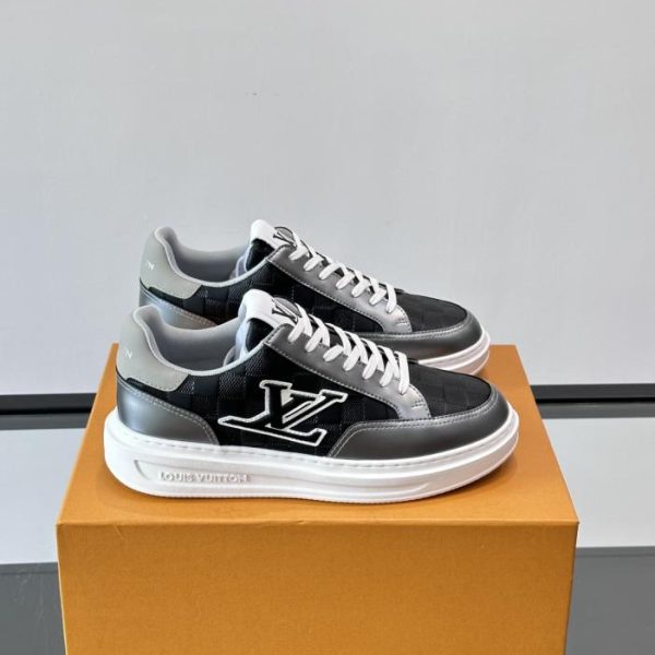 Contatore / Sneakers classiche casual da uomo Louis Vuitton Beverly Hills (L4GA8)