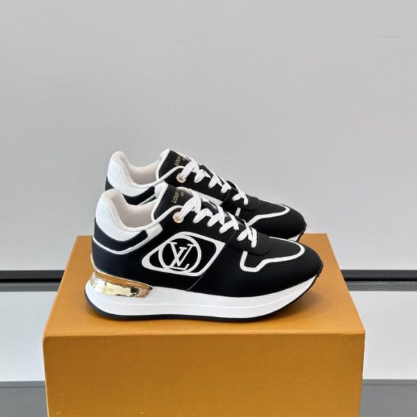 repliche,replica,perfette,siti di,affidabili,migliori siti,dove comprare,1:1,scarpe da ginnastica Contatore / Sneakers con zeppa Louis Vuitton Run Away Classic (07WYO)