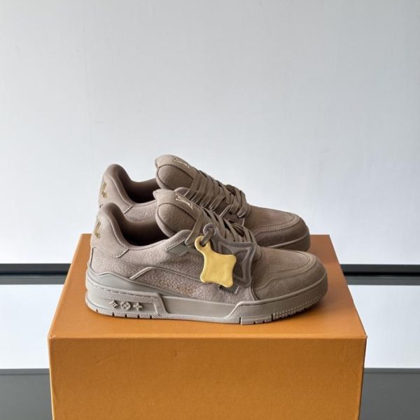 repliche,replica,perfette,siti di,affidabili,migliori siti,dove comprare,1:1,scarpe da ginnastica Contatore / Nuova colorazione delle sneakers LV Trainer per coppie (NMJAK)