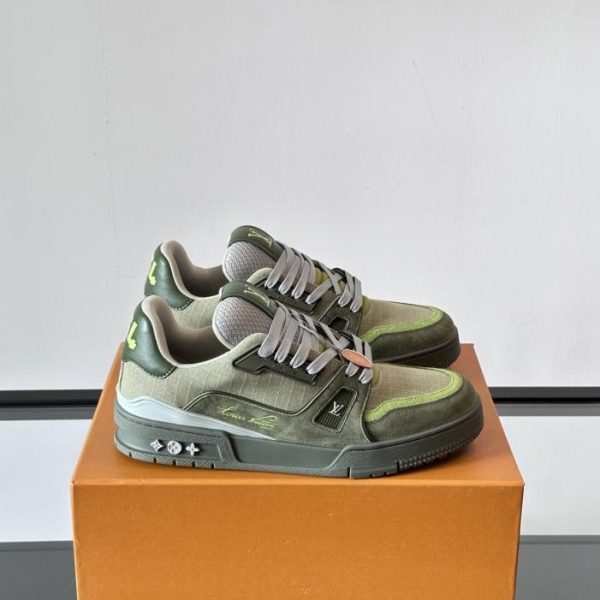 repliche,replica,perfette,siti di,affidabili,migliori siti,dove comprare,1:1,scarpe da ginnastica Contatore / Nuova colorazione delle sneakers LV Trainer per coppie (JUJNA)