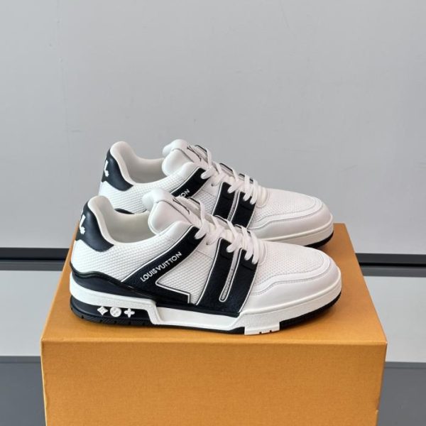 repliche,replica,perfette,siti di,affidabili,migliori siti,dove comprare,1:1,scarpe da ginnastica Contatore / Nuova colorazione delle sneakers LV Trainer per coppie (3R3SS)