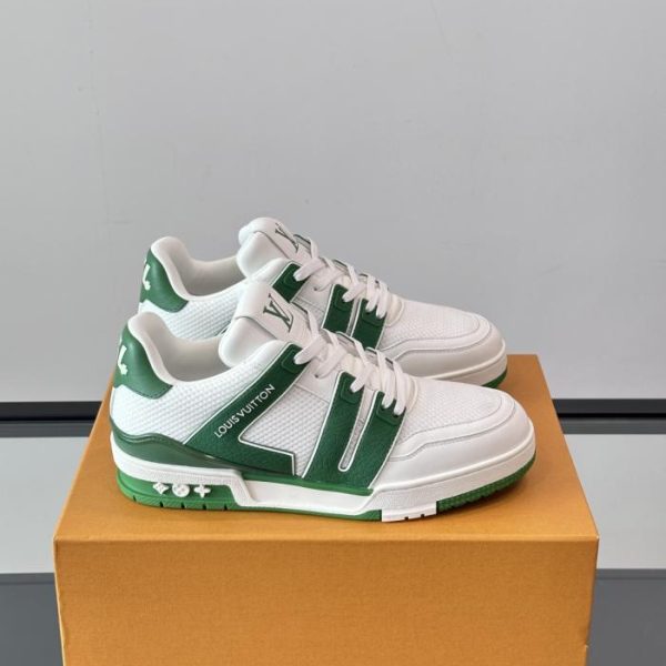repliche,replica,perfette,siti di,affidabili,migliori siti,dove comprare,1:1,scarpe da ginnastica Contatore / Nuova colorazione delle sneakers LV Trainer per coppie (8GLQB)