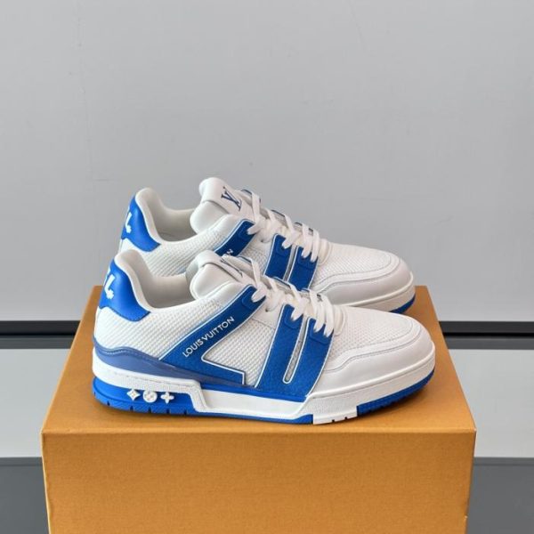 repliche,replica,perfette,siti di,affidabili,migliori siti,dove comprare,1:1,scarpe da ginnastica Contatore / Nuova colorazione delle sneakers LV Trainer per coppie (HYUTD)