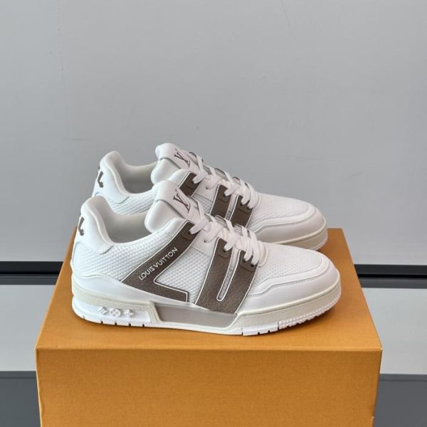 repliche,replica,perfette,siti di,affidabili,migliori siti,dove comprare,1:1,scarpe da ginnastica Contatore / Nuova colorazione delle sneakers LV Trainer per coppie (JNEXX)