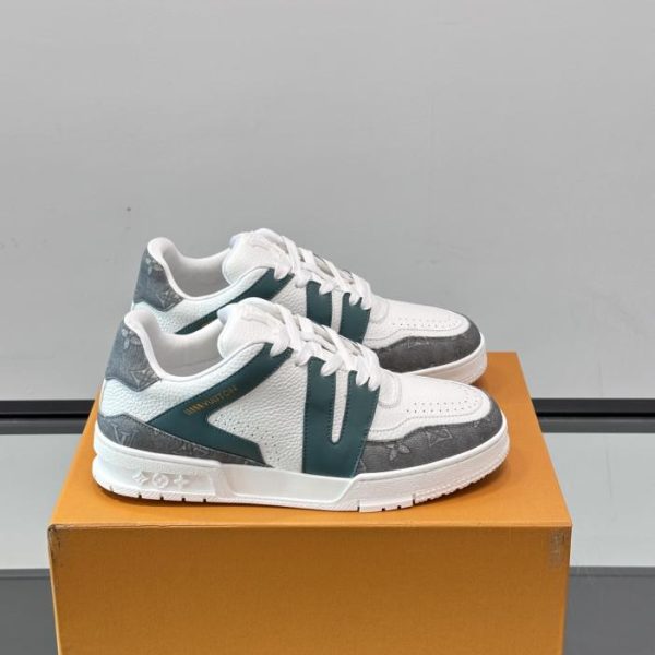 repliche,replica,perfette,siti di,affidabili,migliori siti,dove comprare,1:1,scarpe da ginnastica Contatore / Nuova colorazione delle sneakers LV Trainer per coppie (6OS9F)