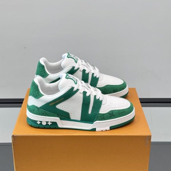 repliche,replica,perfette,siti di,affidabili,migliori siti,dove comprare,1:1,scarpe da ginnastica Contatore / Nuova colorazione delle sneakers LV Trainer per coppie (HR124)