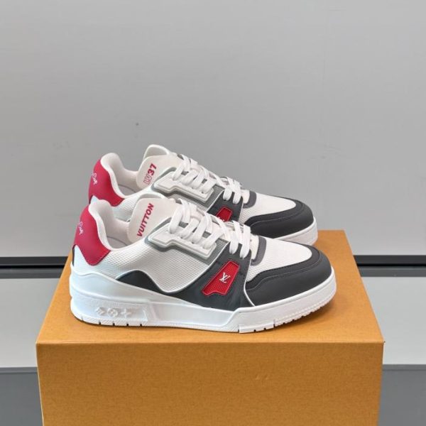 repliche,replica,perfette,siti di,affidabili,migliori siti,dove comprare,1:1,scarpe da ginnastica Contatore / Nuova colorazione delle sneakers LV Trainer per coppie (KC5Y4)