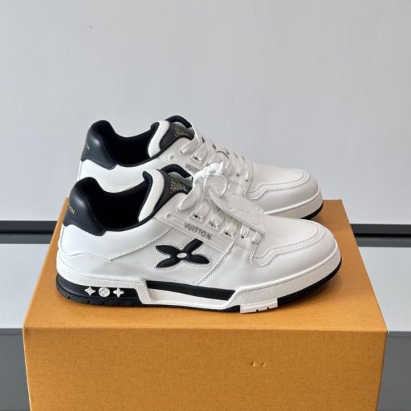 repliche,replica,perfette,siti di,affidabili,migliori siti,dove comprare,1:1,scarpe da ginnastica Contatore / Nuova colorazione delle sneakers LV Trainer per coppie (R2Y6O)