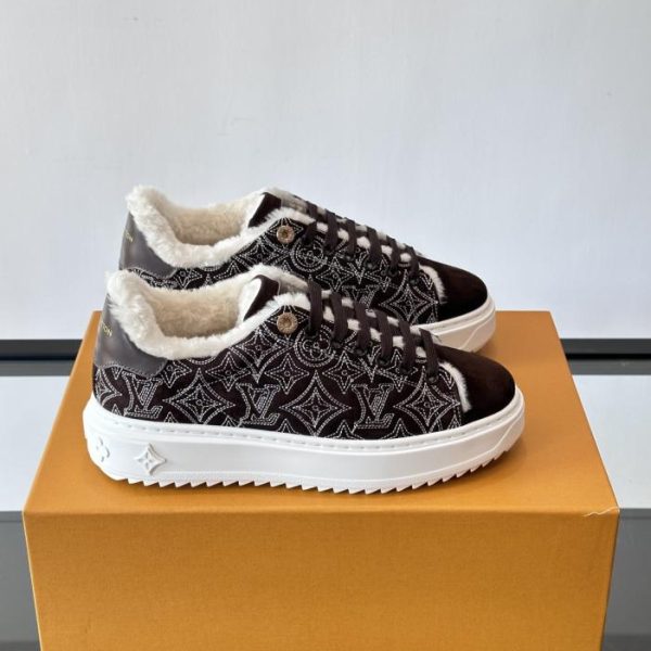 repliche,replica,perfette,siti di,affidabili,migliori siti,dove comprare,1:1,scarpe da ginnastica Contatore / Sneakers in lana LV Time Out (TU0B0)
