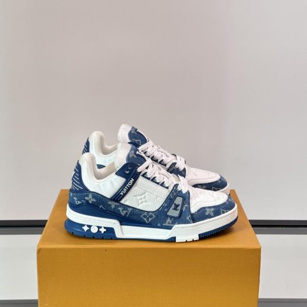 repliche,replica,perfette,siti di,affidabili,migliori siti,dove comprare,1:1,scarpe da ginnastica Contatore / Nuova colorazione delle sneakers LV Trainer per coppie (IWXVL)