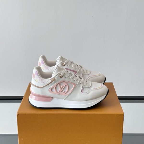 repliche,replica,perfette,siti di,affidabili,migliori siti,dove comprare,1:1,scarpe da ginnastica Contatore / Sneakers con zeppa Louis Vuitton Run Away Classic (D62E1)