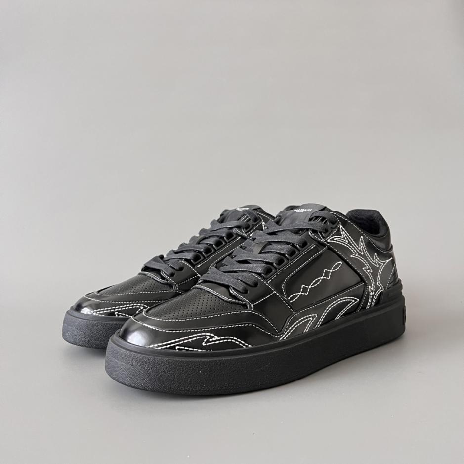 repliche,replica,perfette,siti di,affidabili,migliori siti,dove comprare,1:1,scarpe da ginnastica Sneakers basse con lacci BALMAIN da uomo (5VXR2)