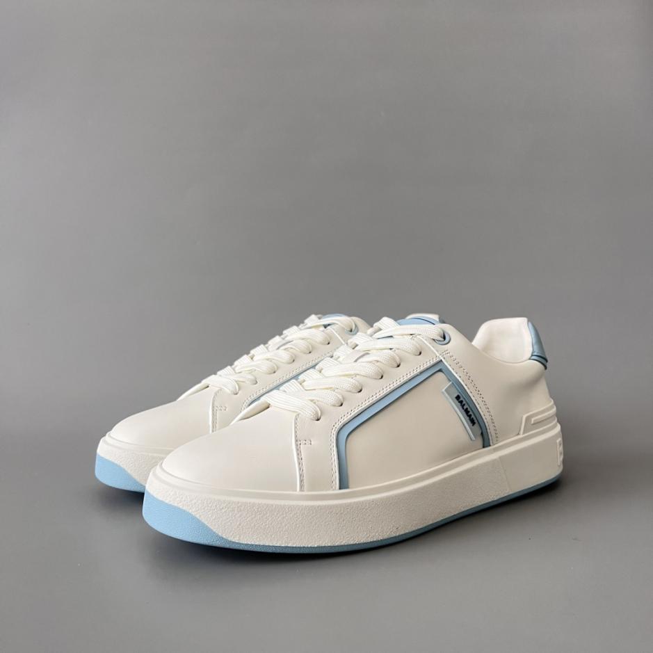 repliche,replica,perfette,siti di,affidabili,migliori siti,dove comprare,1:1,scarpe da ginnastica Sneakers basse con lacci BALMAIN da uomo (ET4KU)