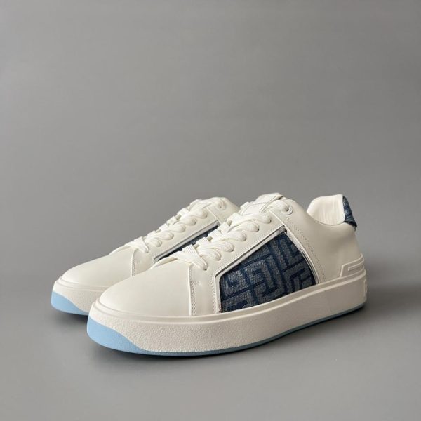 repliche,replica,perfette,siti di,affidabili,migliori siti,dove comprare,1:1,scarpe da ginnastica Sneakers basse con lacci BALMAIN da uomo (23LKK)