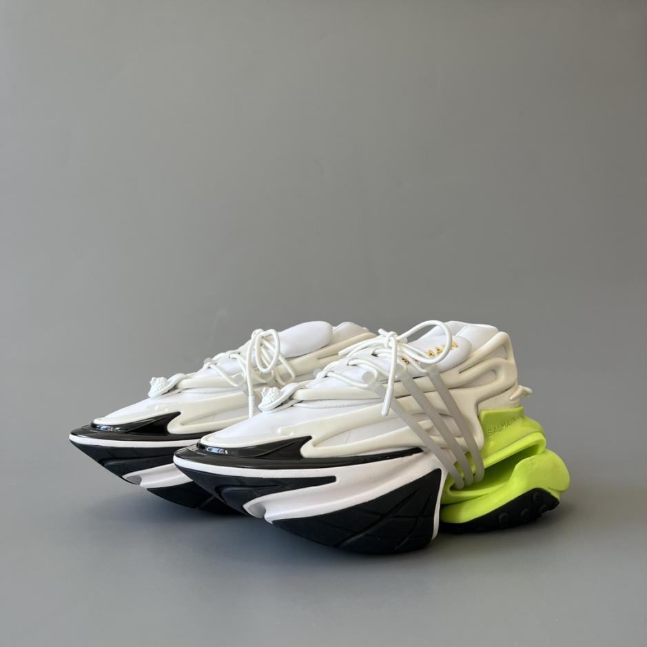 repliche,replica,perfette,siti di,affidabili,migliori siti,dove comprare,1:1,scarpe da ginnastica Scarpe da barca BALMAIN – Bianco fluorescente (YVH06)
