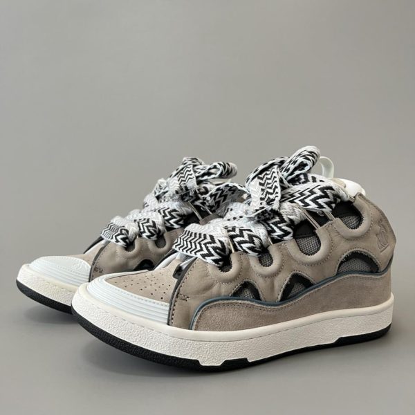 Sneakers Lanvin in pelle, grigio (GHUVI)