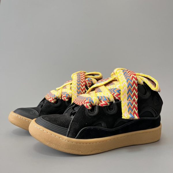 Sneakers Lanvin in pelle, nere (OWI6R)