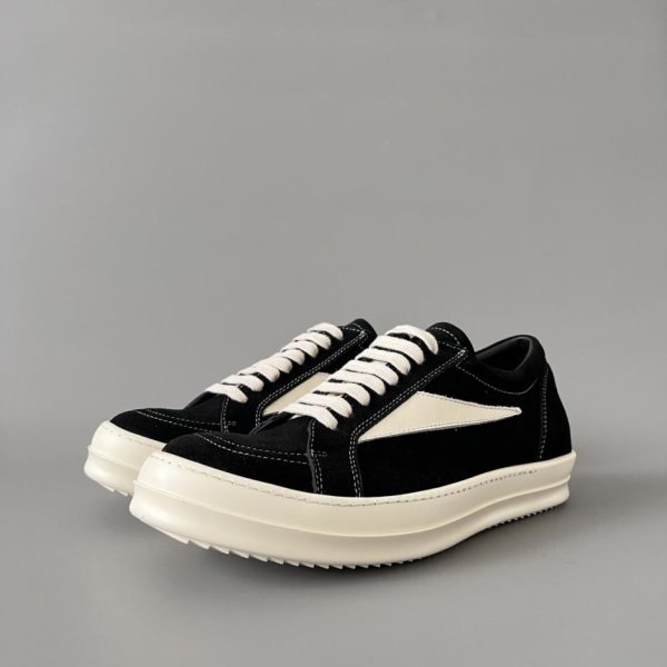 repliche,replica,perfette,siti di,affidabili,migliori siti,dove comprare,1:1,scarpe da ginnastica RICK OWENSRO Edfu Vintage Leather Suede Nero (OS02J)