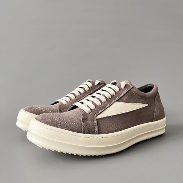 repliche,replica,perfette,siti di,affidabili,migliori siti,dove comprare,1:1,scarpe da ginnastica Vans basse in pelle scamosciata grigia RICKOwens (DDW47) – Design contraffatto