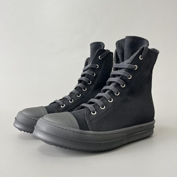 RickOwens DRKSHDW Striped High-Top Blackhead Remover (H4LC1)