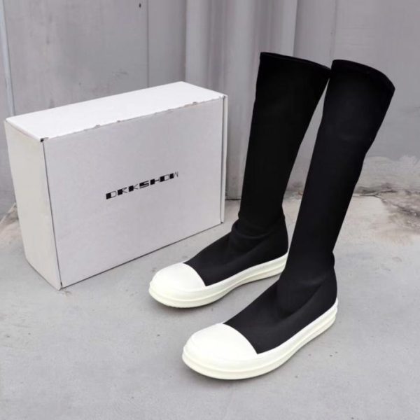 Stivali a metà polpaccio in tela elasticizzata RickOwens DRKSHDW (RLY7M)